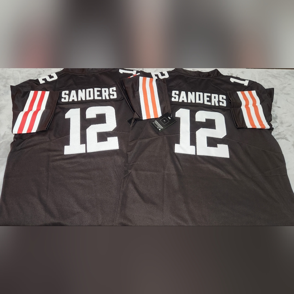 S. Sanders Browns Home Jersey